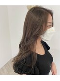 【ayari】ブリーチなしWカラーでアッシュベージュ