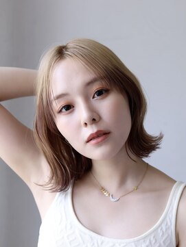 ソイクフ(SOY KUFU) 大人可愛い20代30代40代グレーベージュイメチェン似合わせカット