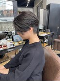 透明感カラー 秋カラー ダークグレー