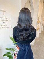 トゥーリ 浜町店 長崎(tuuli) tuuli☆30代40代ペールベージュ切りっぱなしロング
