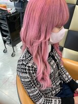 髪技空間アノン(anon)&nbsp;ピンクヘア