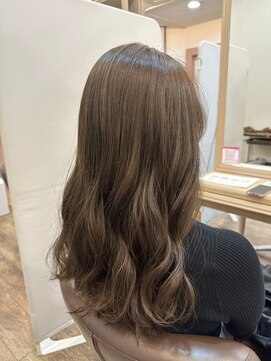 ベルプロッドバイアルター 千葉(bel. prod by aL-ter) 【bel.高野】グレージュカラー/シルキーベージュ/斜めバング