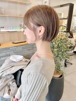 サンド 鹿児島中央(sand)&nbsp;黒髪/グレーベージュ/レイヤーロング/前髪パーマ[鹿児島駅]