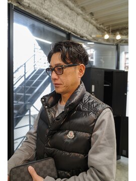 スレイ 西宮(SLAY) 波巻きハイライトアップバングツーブロックマッシュ