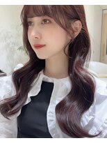 アム 表参道(am) 顔まわりカット【前髪/レイヤー/ロング/黒髪/パーマ】