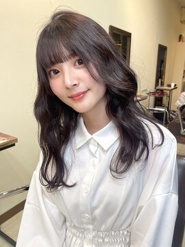 シオ ヘアー デザイン(Sio. hair design) 春っぽい lavender brown