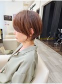 大人可愛い20代30代40代50代丸み田嶋ショート17
