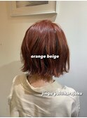 【Jingu yui】orange beige #w130