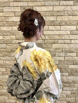 タクミフォーヘアー(TAKUMI for hair) 浴衣サイドお団子ヘア