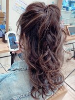 アコレ ミリュー 南草津店(ACCOLE milieu) ハーフアップでかわいい!遊びに行く時のアレンジヘア