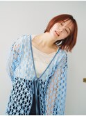 10代20代30代　ウルフボブ/ダブルカラー/シースルーバング