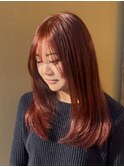 この春夏注目♪韓国風レイヤーカット＆レッドカラー