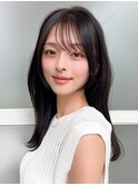 【AFLOAT福岡】小顔前髪ありひし形レイヤーカット