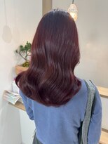 ビビバイベル(BiVi by BHEL) 桑名ロングレイヤーカットロングヘアピンクブラウンカラー韓国