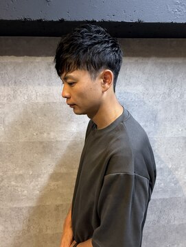 バーバーバー アカバネ(BARBER-BAR AKABANE) ビジネス場面にもピッタリ 清潔感MAXパーマスタイル