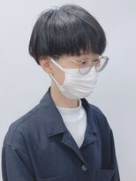 モリオフロムロンドン 松戸店(Morio from London)&nbsp;【メンズ 松戸 岩口】ブルーブラックツーブロマッシュショート