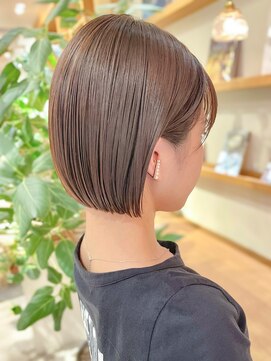 ルエ(rue) 20代30代40代まとまりタイトボブ~襟足すっきり大人ミニボブ~
