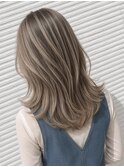 【Moana Lua】#レイヤーカット#ミルクティーベージュ#ハイライト