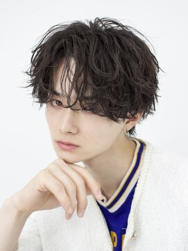 エデアンホンテン メンズサロン(EDEAN 本店 （旧：EDEAN 上通）) 熊本シャドウパーマ メンズヘア MEN'S HAIR ショート 波巻き
