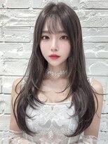 オリンテ バイ レシッド 表参道(orente by rcid)&nbsp;韓国レイヤーロング美髪グレージュアッシュインナーグレージュ