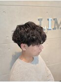 波巻きパーマ