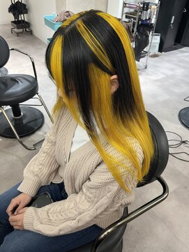 セレーネヘアー オオサカ 心斎橋店(Selene hair OSAKA) デザインカラー/ルーツカラー/アンブレラカラー/心斎橋/難波