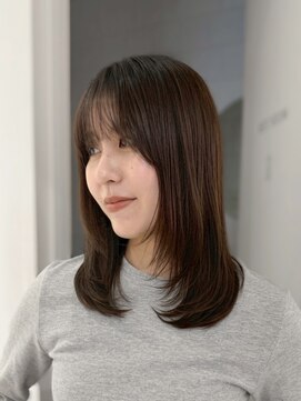 マッシュ 天王寺あべの(MASHU) 透明感オリーブベージュ×フェイスレイヤー