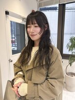 ローレンジウ(LOREN JU) 着物ヘア/ダークアッシュ/ミディアムレイヤーカット/名古屋名駅