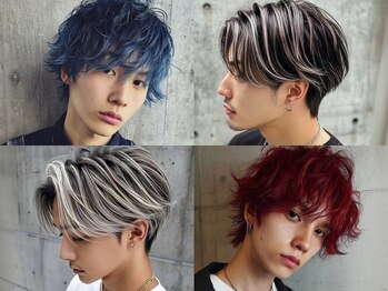 ネハス(nehus.)の写真/メンズカット×カラーならお任せ*バレイヤージュ×ブリーチも◎[原宿/ケアブリーチ/ブリーチ/men's/学割U24