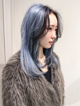 キオク(KIOX) ブルーカラー/水色カラー/ハイトーンカラー/ブリーチ/名古屋/栄