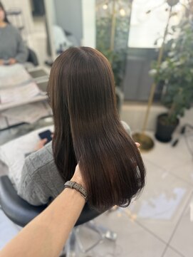 フォルテ ティアラ 横浜店(FORTE TIARA) 圧倒的ツヤ！上品モカベージュで叶える大人の美髪ロング