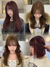 【長田限定クーポン】ブリーチ無しダブルケアカラー＋カット＋トリートメント