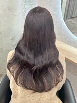 アロ 梅田(alo) 【苗代萌】ブリーチなしでできるラベンダーブラウン