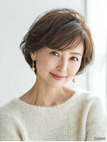 ビフィーノ リルネ(Bifino Rilune)&nbsp;40代50代前髪かきあげ丸みショート