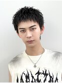 メンズカット スパイキーショート ダウンバング ツイスパ