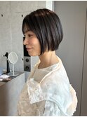 スタイリング簡単ショートボブ