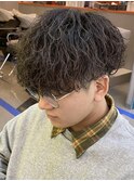 八事メンズカットメンズパーマ波巻きスパイラルパーマツイスパ