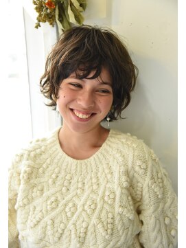 ユノ(juno) 【juno】外国人風ナチュラルニュアンスパーマ☆ショートボブ