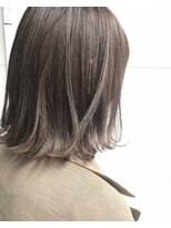 レイラバイアフロート 吉祥寺(Lila by afloat)&nbsp;【afloat/小笠原剛】切りっぱなしボブミルクティーハイライト