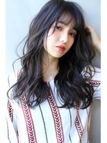 ブラン 梅田(Blanc)&nbsp;【Blanc/梅田】黒髪/無造作カール/ロング 1