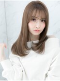 *LOREN*美肌に見えるネイビーカラー×ナチュラル艶ストレート