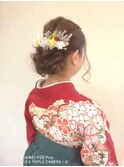 卒業式ヘアセット