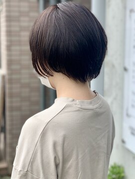 ジョージ(Jo-Ji) 《久場川 俊》丸みショート ショコラブラウン 30代40代