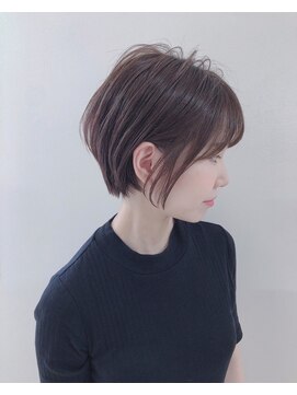 アナザヘアー なんば 高島屋前店(ANAZA hair) スタイリッシュボブ大人可愛い20代30代40代前下がりショートボブ