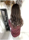 髪質改善ミルクティーベージュケアブリーチダブルカラー