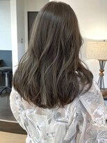 ブラウン(Brown)&nbsp;グレージュカラー　ロングヘア