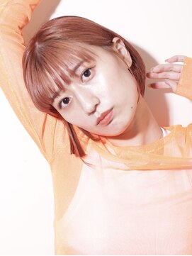 ヨファ ヘアー 芦屋店(YOFA hair) 大人かわいいショートボブハイトーンカラー1002