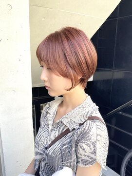 アクト(ACT) 大人可愛い/横顔美人/くびれショート/くすみピンク/丸みショート