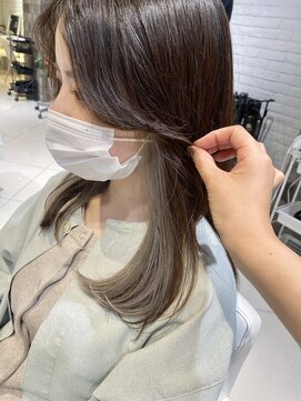 ゼンコー キチジョウジ シェール(ZENKO KICHIJOJI chere) イヤリングカラー/グレージュカラー/吉祥寺/グレーベージュ