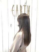 アース 三田南ウッディタウン店(HAIR&MAKE EARTH) 20代30代40代ダブルカラーミルクティーアッシュ透明感カラー